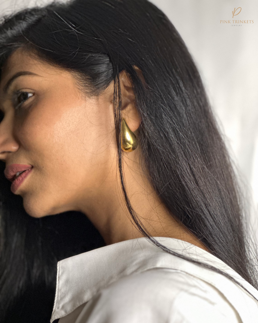 Zara: 18k Gold Plated Drop Studs