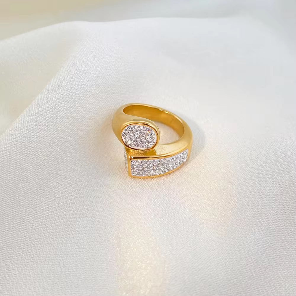 Kylie 18k Gold Plated Statement Ring