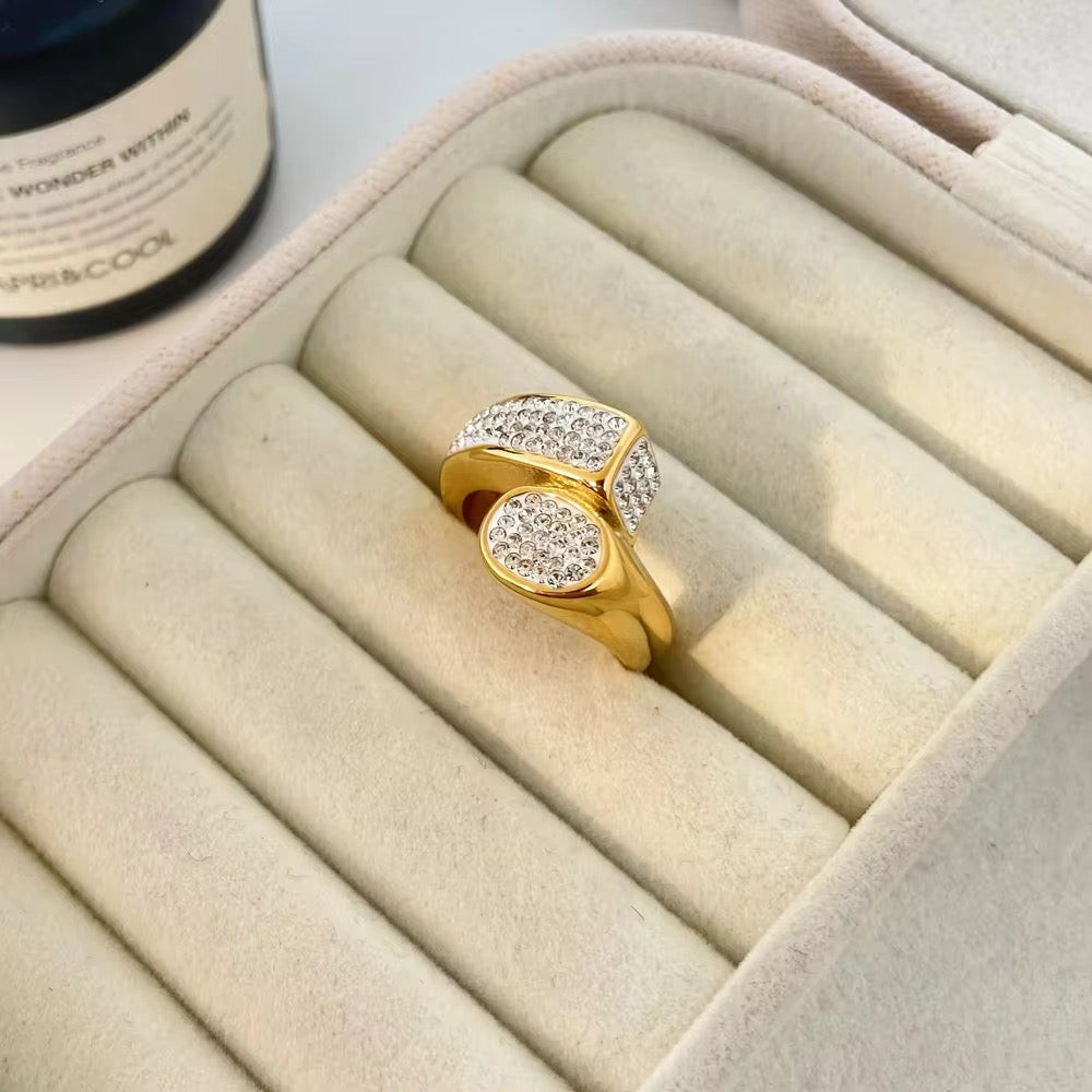 Kylie 18k Gold Plated Statement Ring