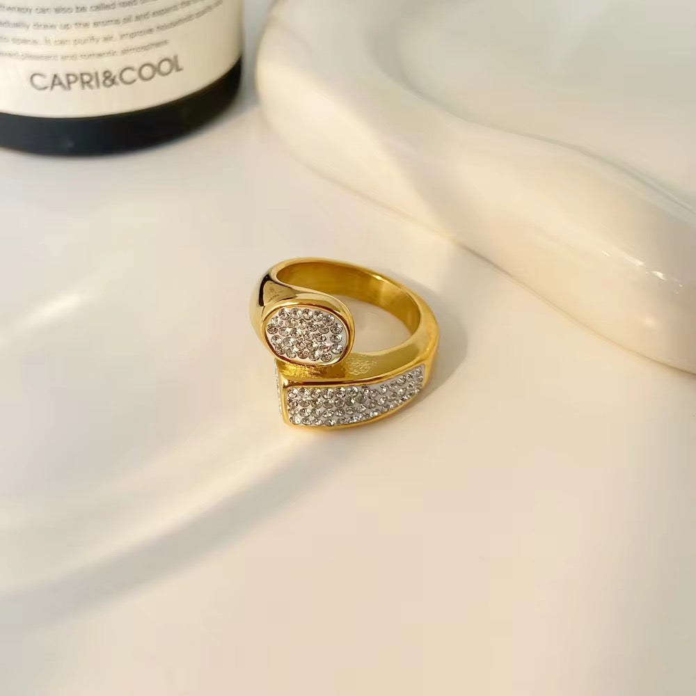 Kylie 18k Gold Plated Statement Ring