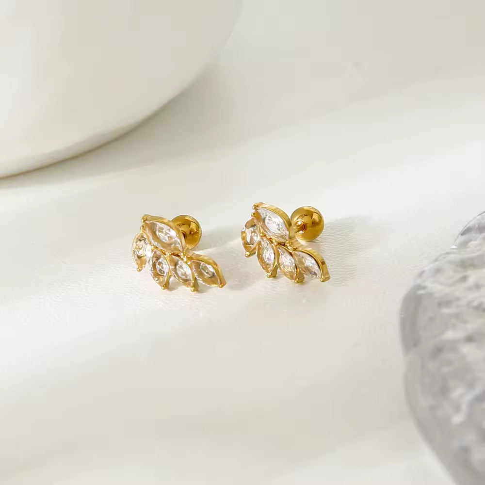 Crystal Drop Studs