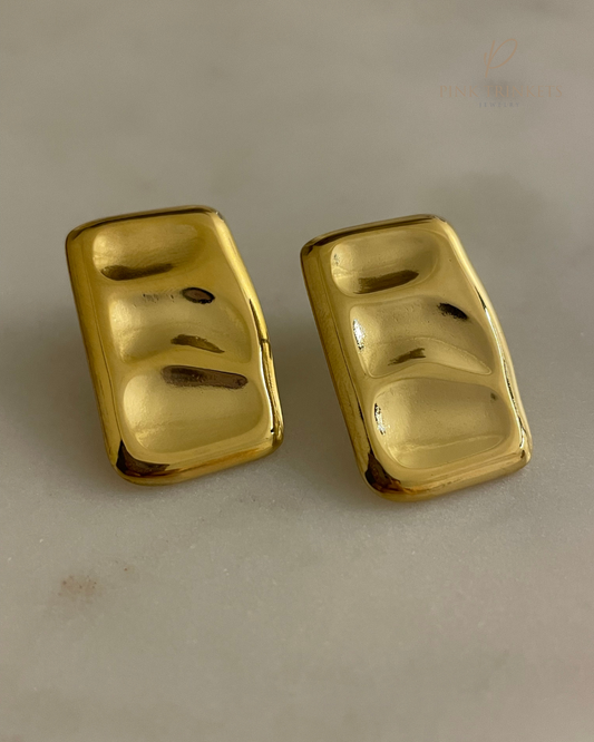 Vintage Beauty 18K Gold Plated Studs