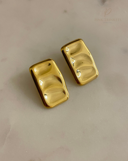 Vintage Beauty 18K Gold Plated Studs