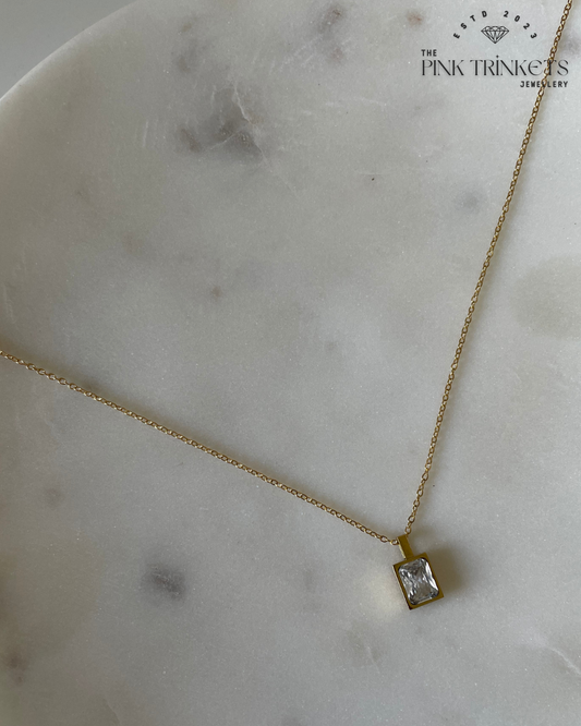 Irina 18k Gold Plated Pendant Necklace