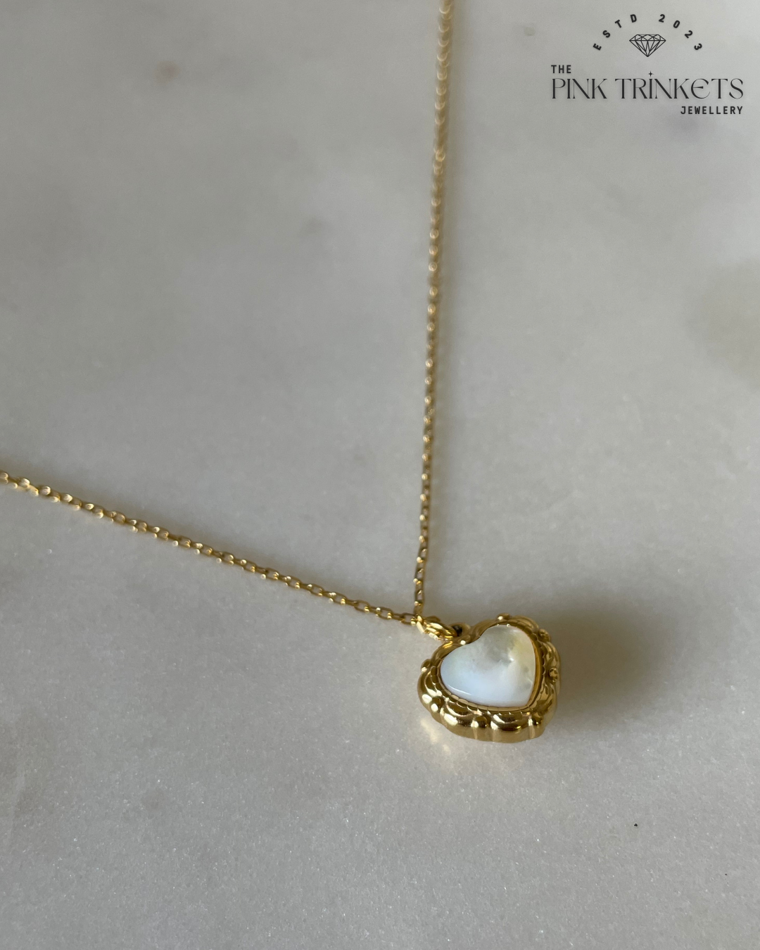 Eternal Love 18k Gold Plated Heart Necklace