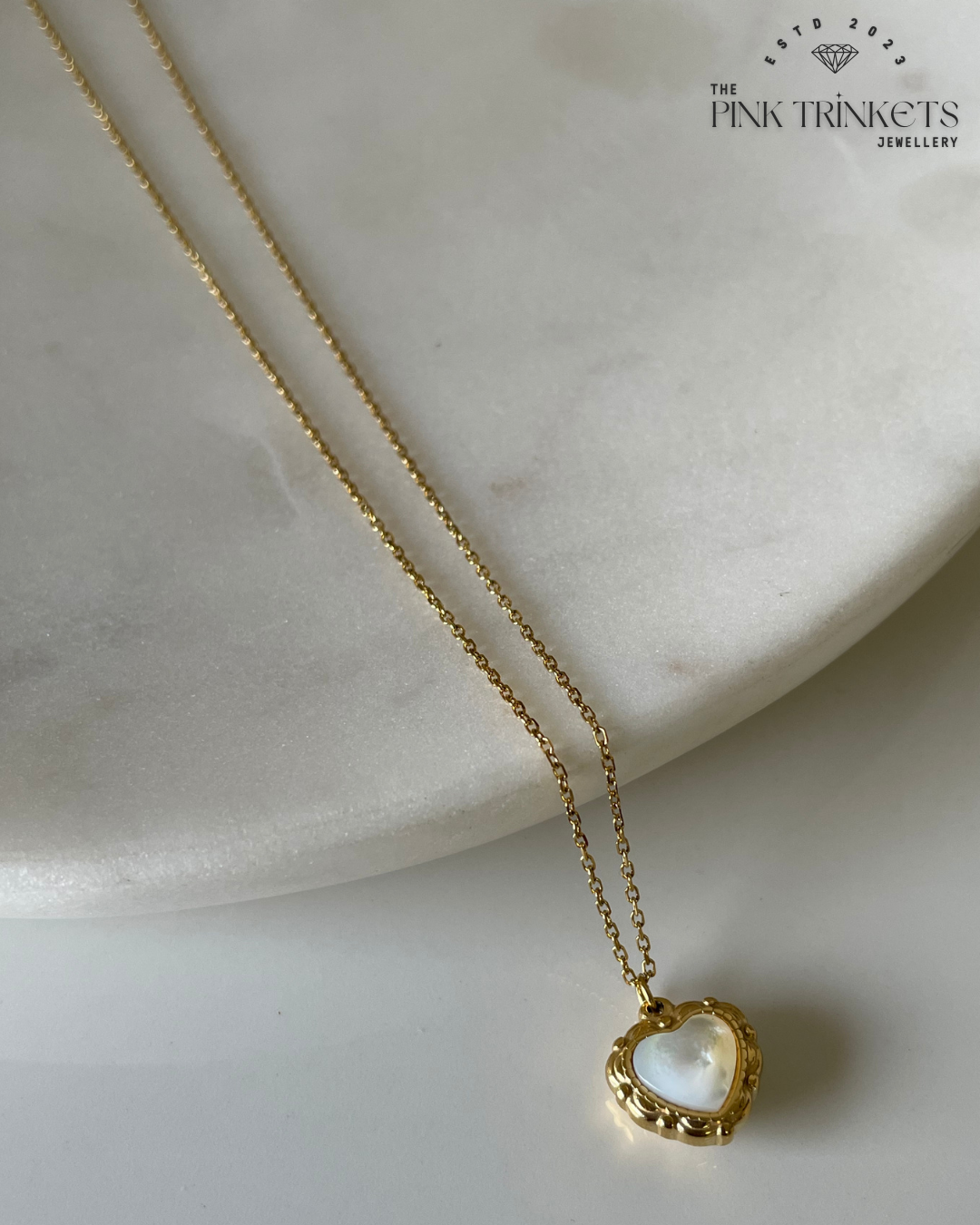 Eternal Love 18k Gold Plated Heart Necklace