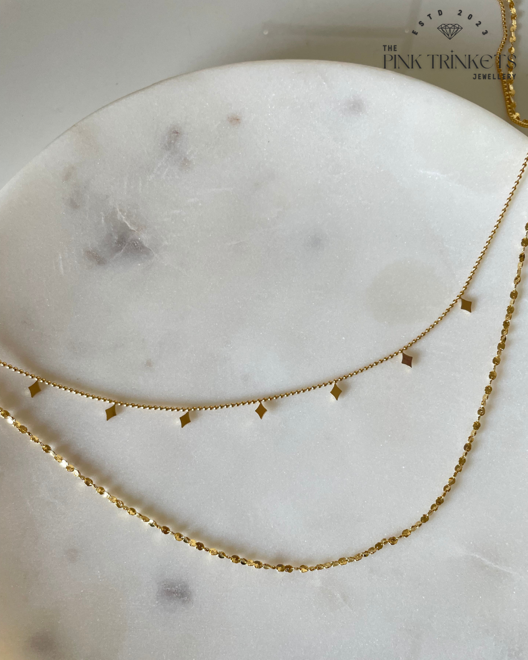 Eternal Elegance Layered  18k Gold Plated Necklace