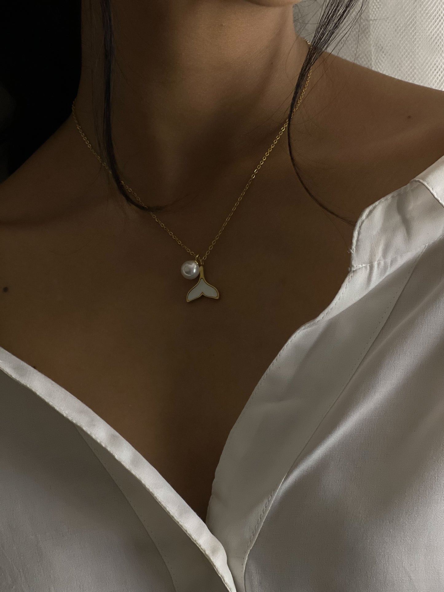 Serenity 18k gold plated necklace