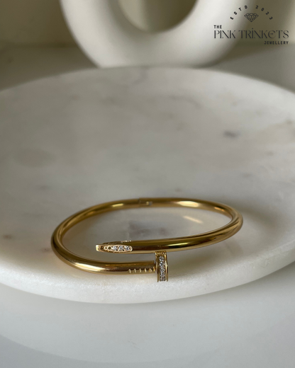 Eternal Elegance 18K Gold Plated Bracelet