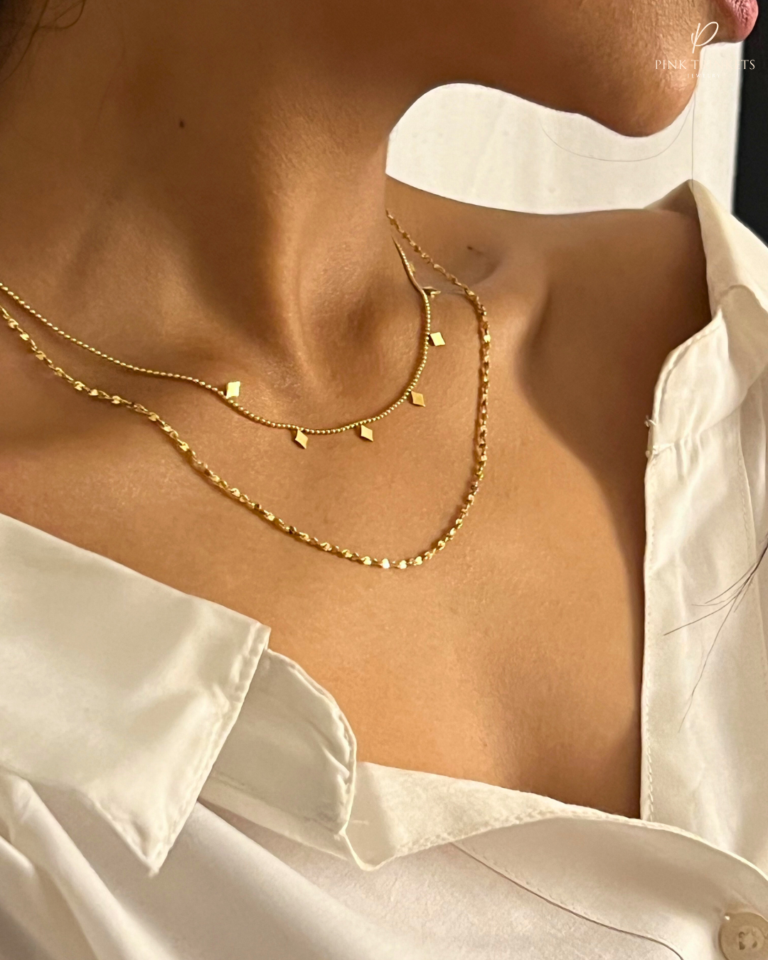 Eternal Elegance Layered  18k Gold Plated Necklace