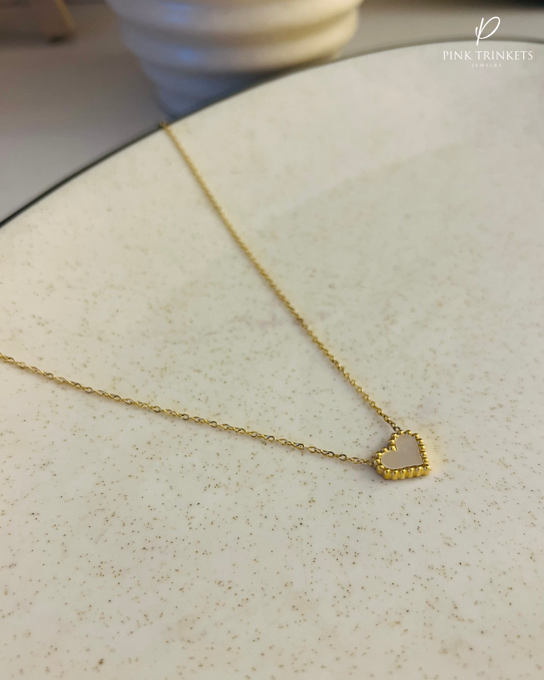 Amara 18k Gold Plated Heart Shape Necklace