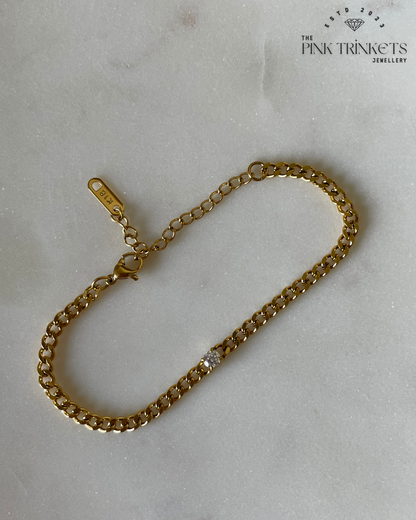 18K Gold Plated Minimalist and Elegant Bracelet