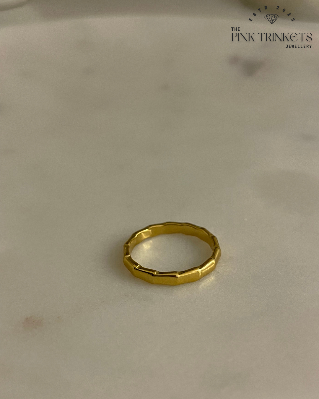 Sanctiti 18K Gold Plated Ring