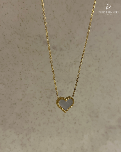 Amara 18k Gold Plated Heart Shape Necklace