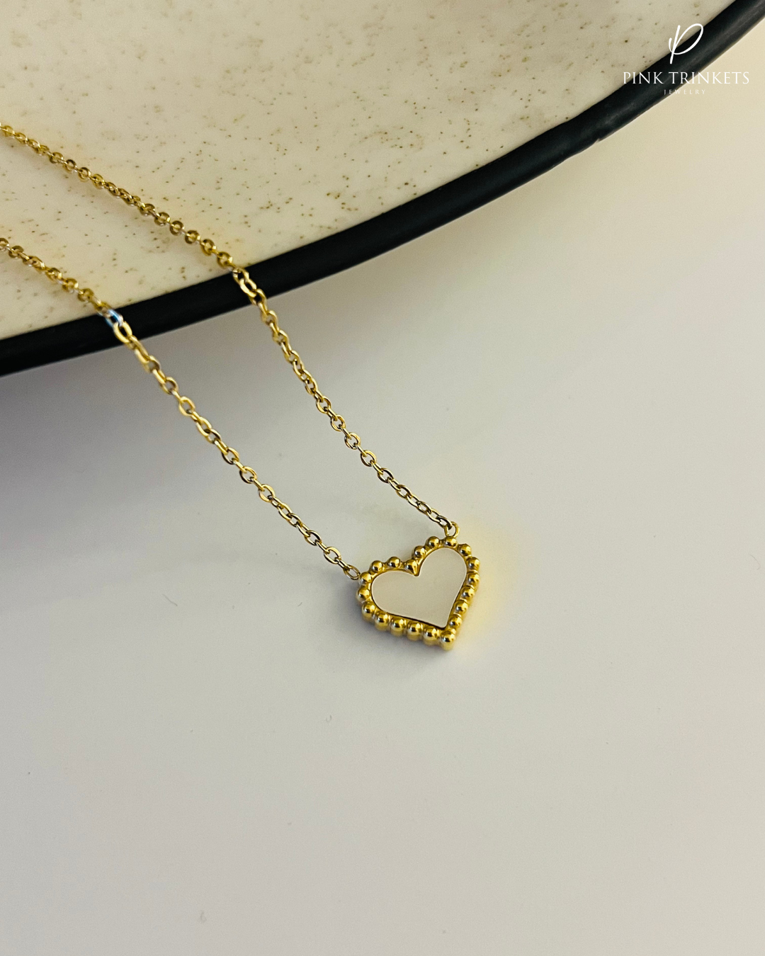 Amara 18k Gold Plated Heart Shape Necklace