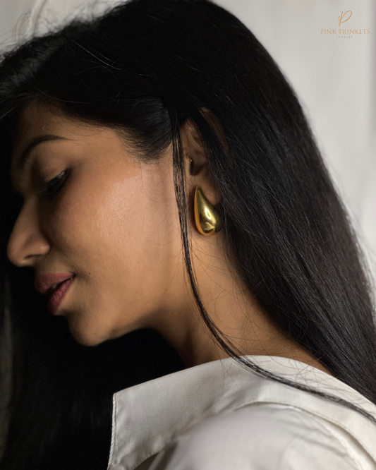 Zara: 18k Gold Plated Drop Studs