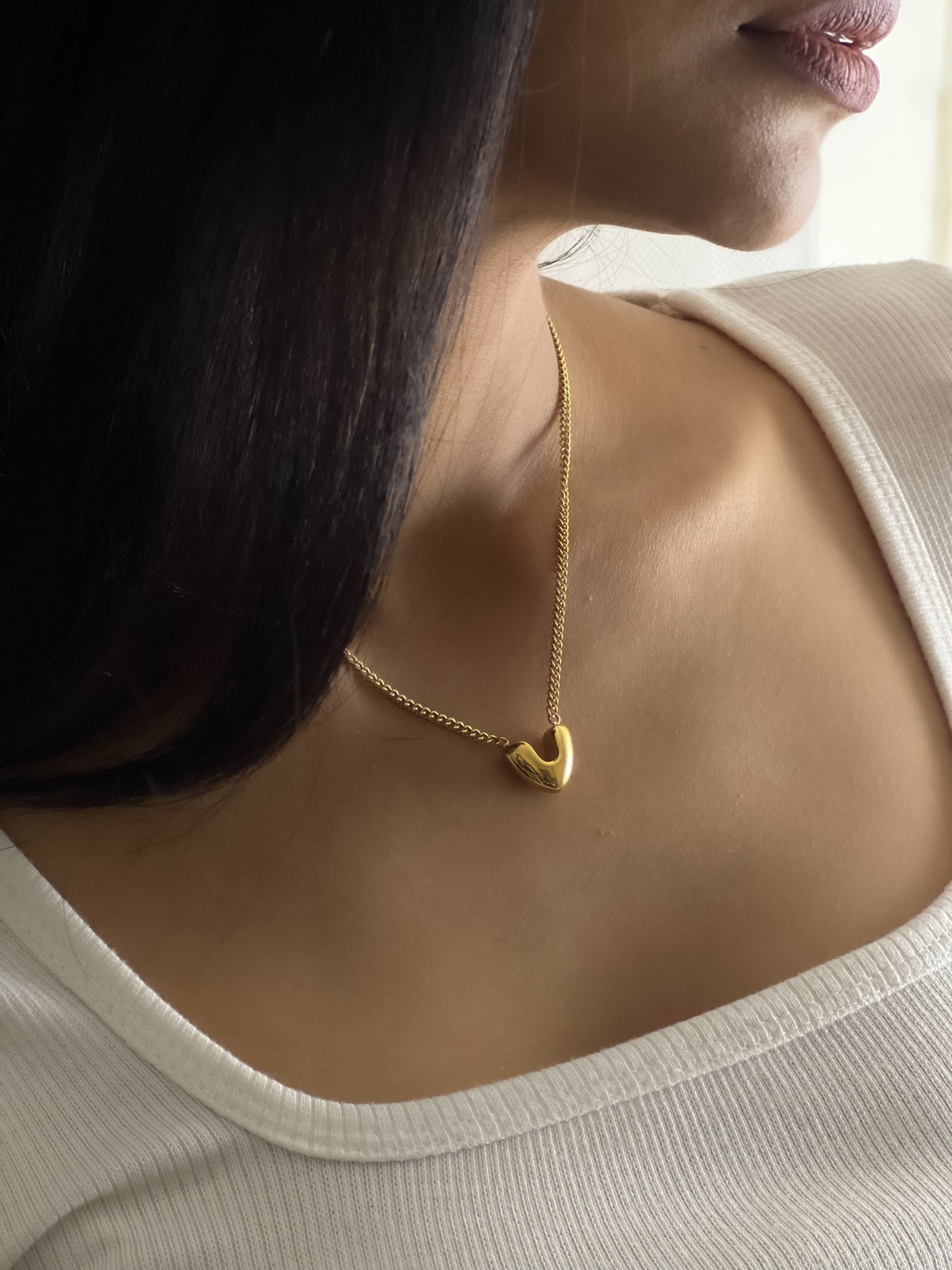 Timeless Love 18k gold plated necklace