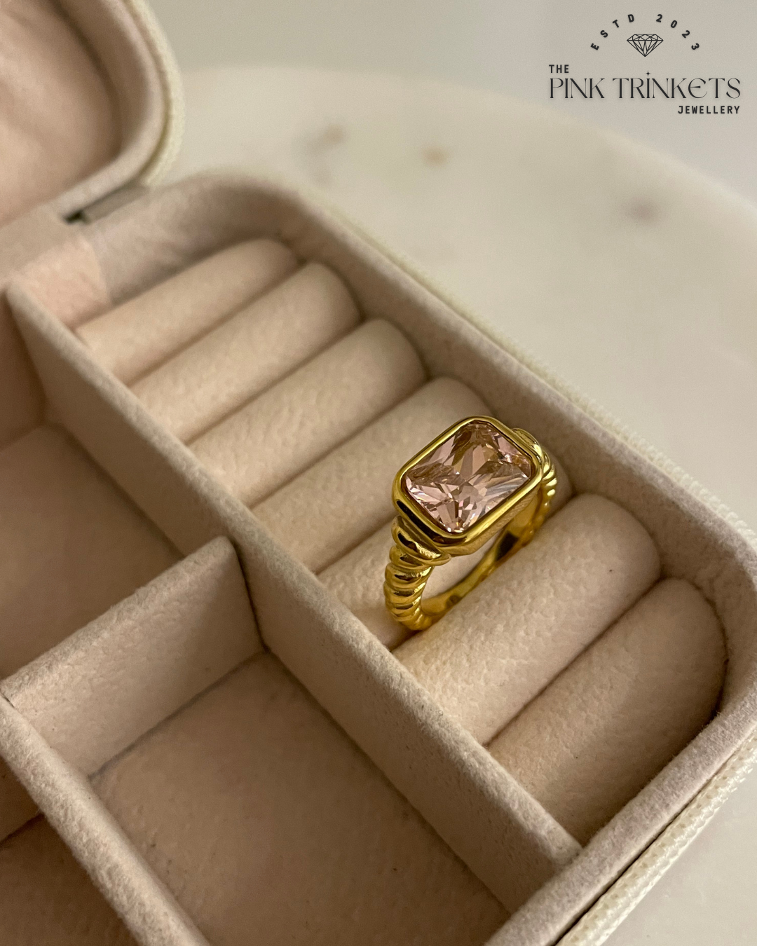 Prom Queen 18k Gold Plated Ring