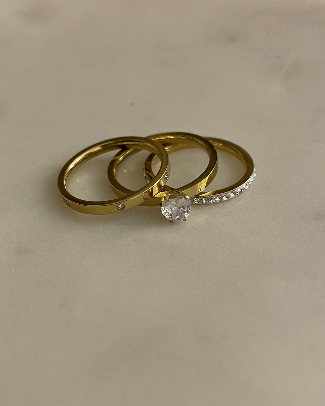 Ethereal Trio Rings