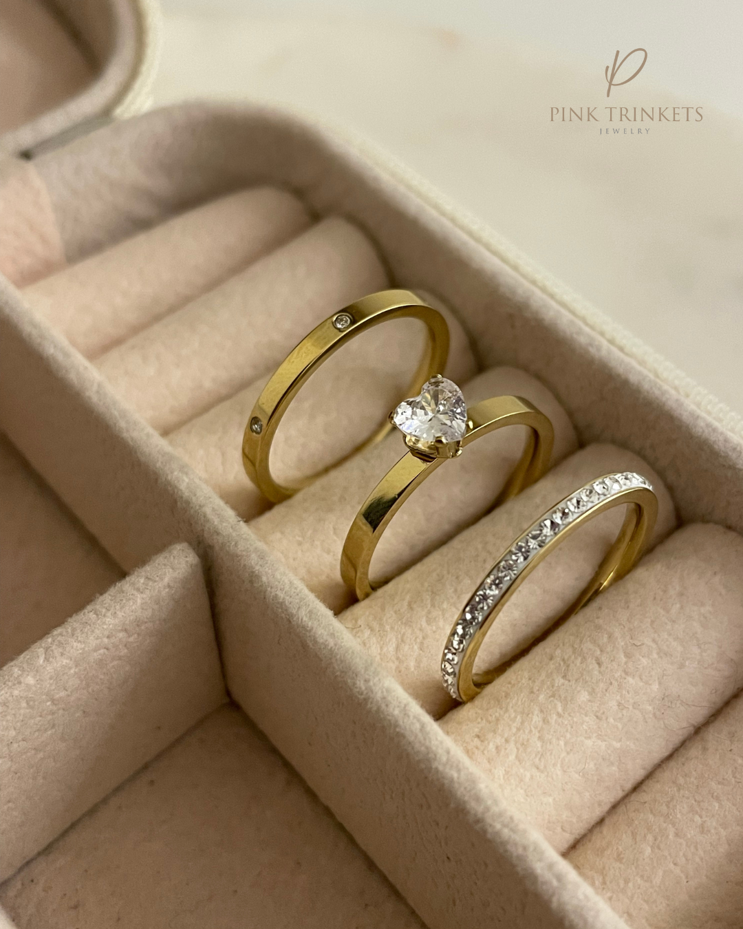 Ethereal Trio Rings