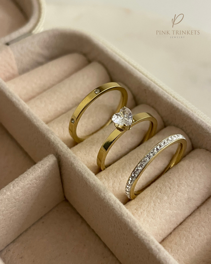 Ethereal Trio Rings