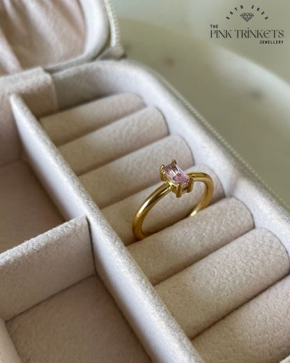 Miss Rose 18k Gold Plated Ring