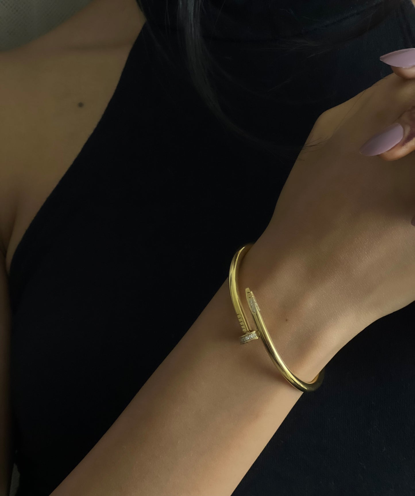 Eternal Elegance 18K Gold Plated Bracelet