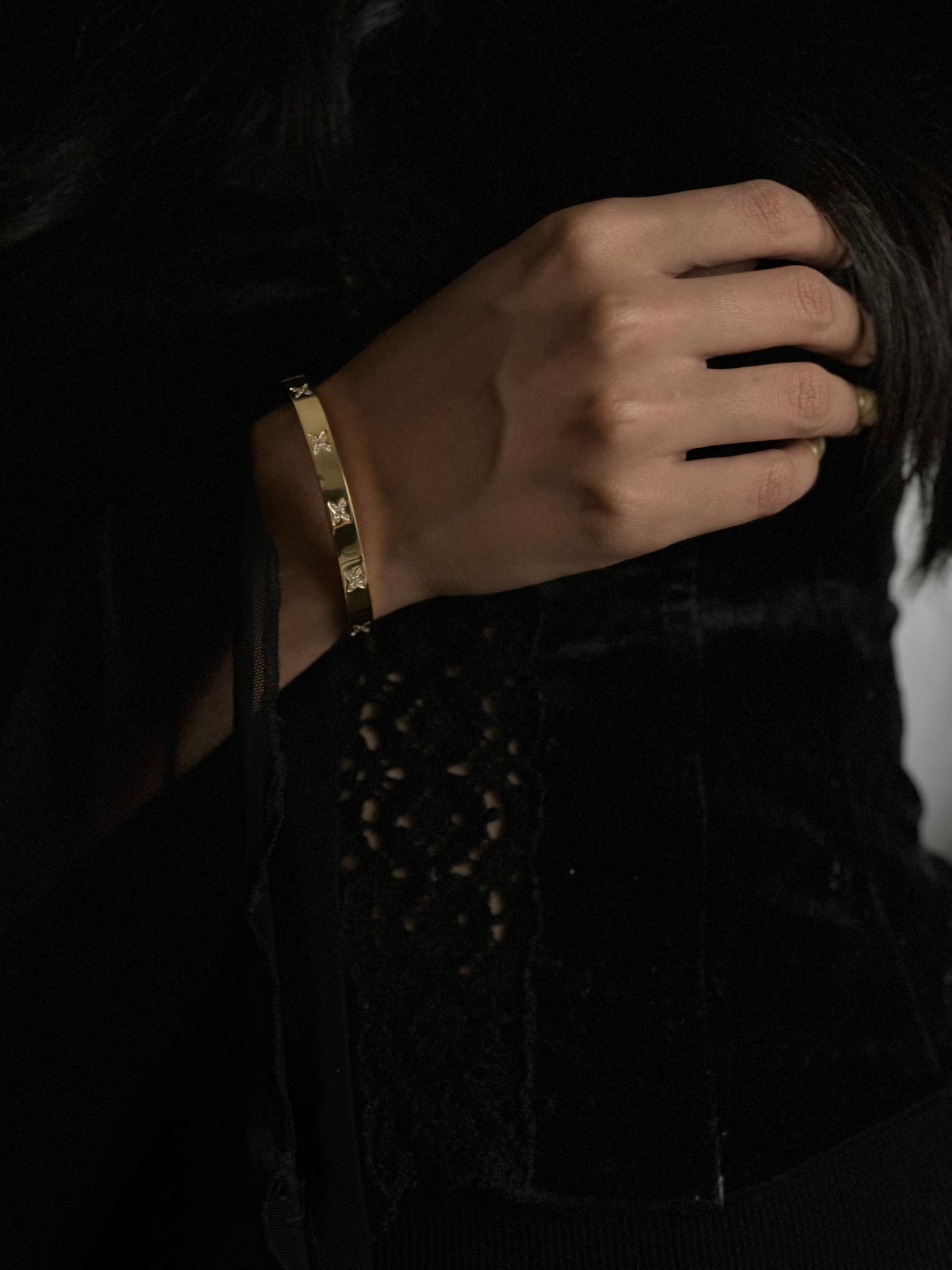 Charmeaux 18k gold plated bracelet