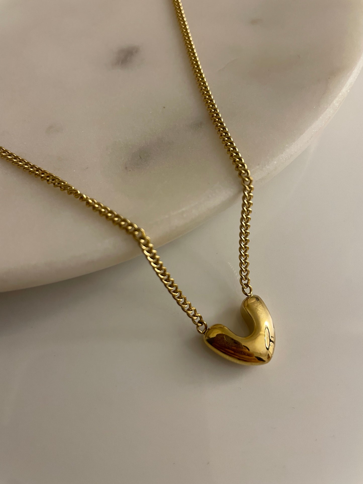 Timeless Love 18k gold plated necklace