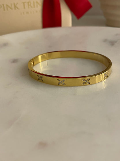 Charmeaux 18k gold plated bracelet