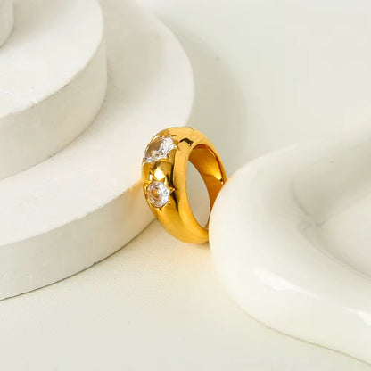Three-Stoned Ring