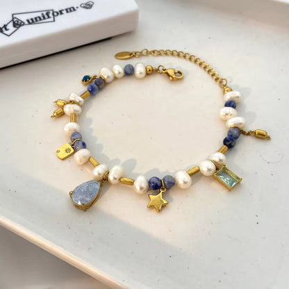 Ocean’s Kiss : 18K Gold Platted Bracelet