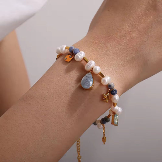 Ocean’s Kiss : 18K Gold Platted Bracelet